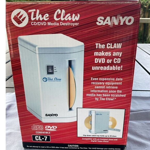 Sanyo The Claw Media Destroyer CL-7 - Picture 1 of 6